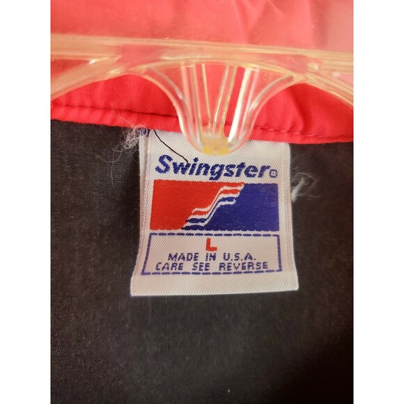 VTG Winston Bomber Jacket Men's Large L Zip Up Varsity Swingster Tag Made in USA - Picture 4 of 9